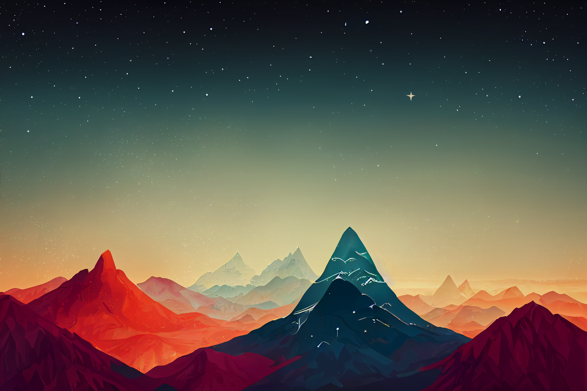 Cover Image for Mountains and stars